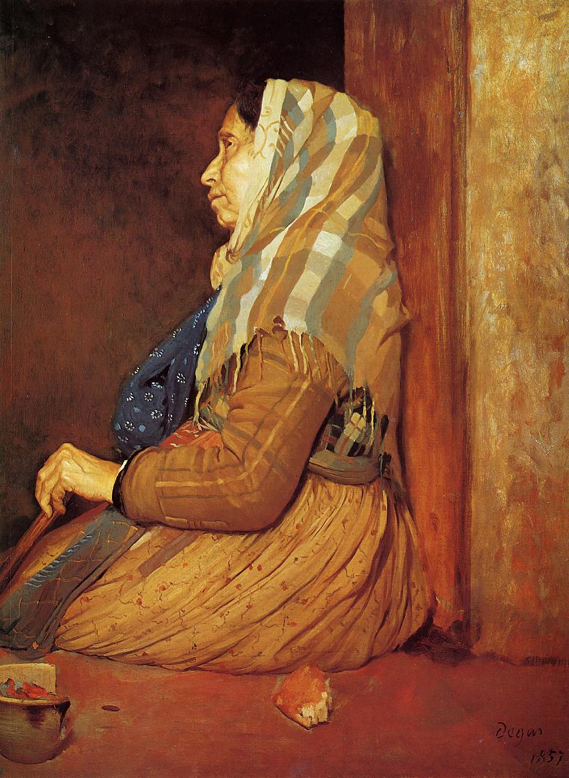A Roman Beggar Woman 1857